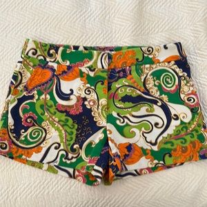 Trina Turk Shorts Sz 8, Great woven fabric. Like new.